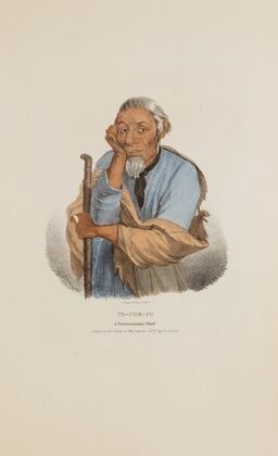 PE-CHE-CO; A Pottowattomie Chief (1835) — size preview