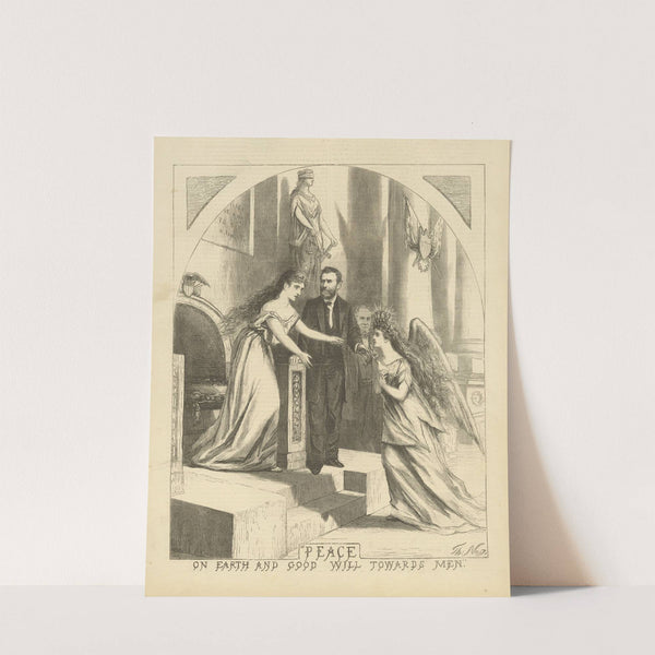 Peace on earth and good will towards men (1869) by Thomas Nast
