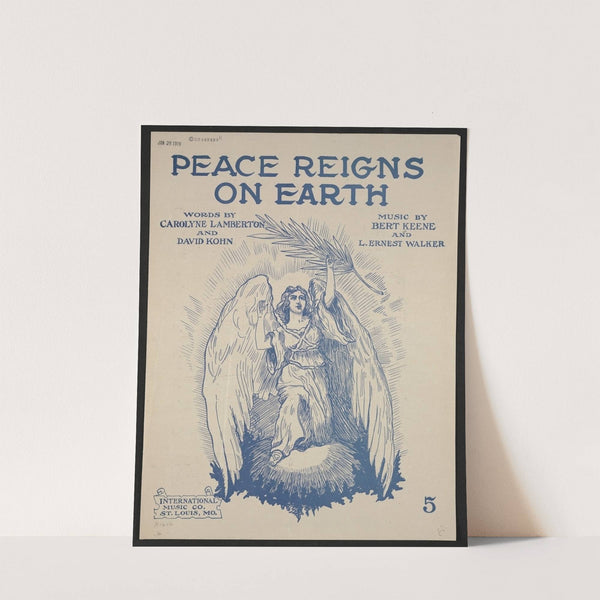 Peace reigns on earth by Anonymous