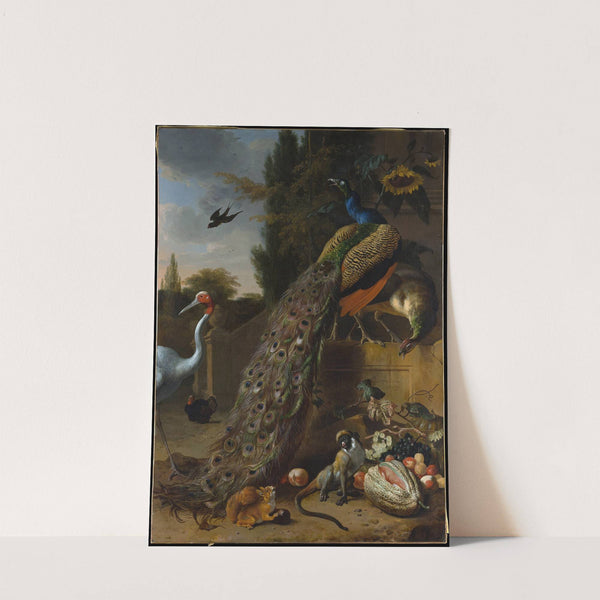 Peacocks (1683) by Melchior d'''Hondecoeter