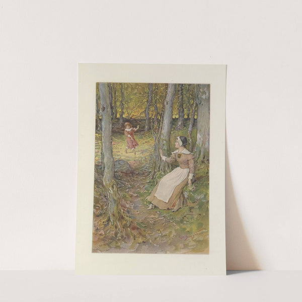 Pearl dancing in the Woods (1908) by George Henry Boughton