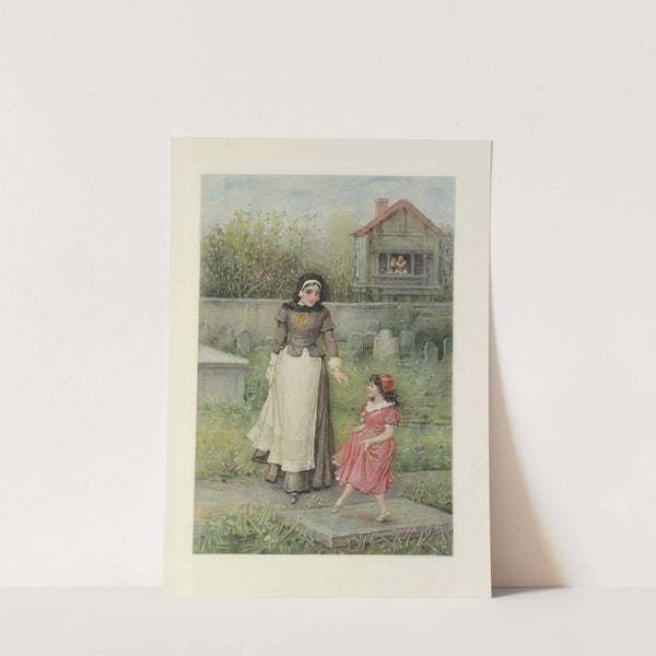 Pearl dancing on the Tombstone (1908) by George Henry Boughton