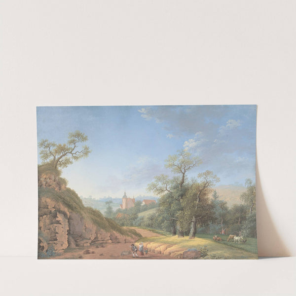 Peasant Family in a Landscape by Johann Friedrich Nagel