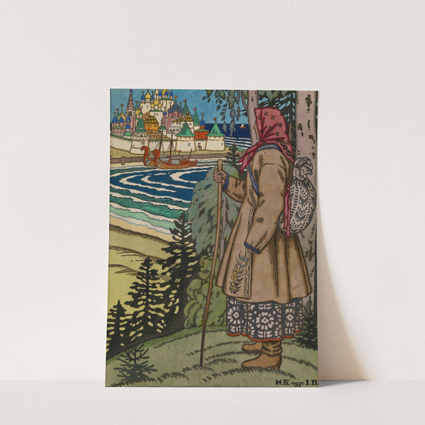 Peasant Girl (1931) by Ivan Bilibin