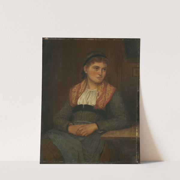 Peasant Girl by Benjamin Vautier