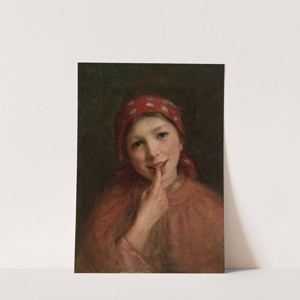 Peasant girl (1893) by Maurycy Trębacz