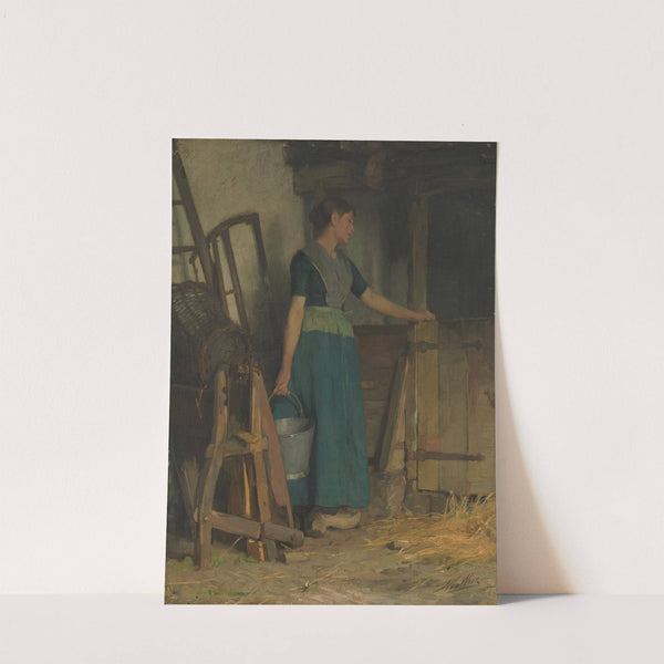 Peasant girl by Nicolaas van der Waay