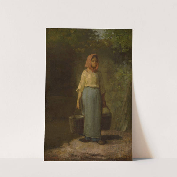 Peasant Girl Returning From The Well by Jean-François Millet