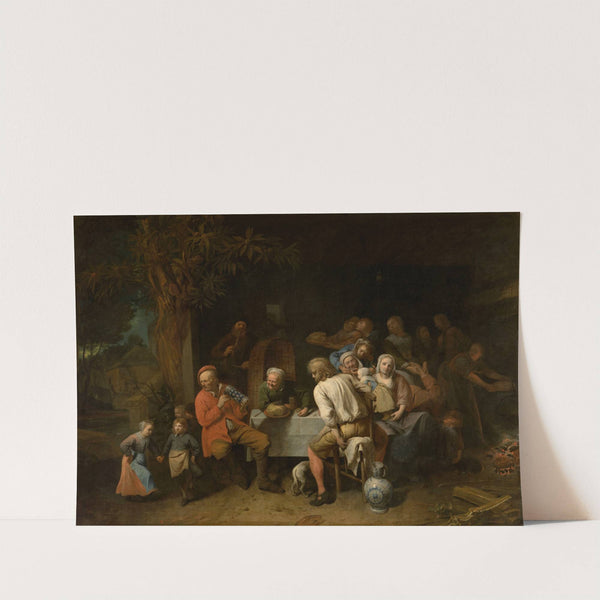 Peasant Meal (1651) by David Ryckaert III