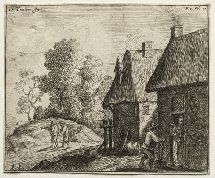 Peasant Talking to a Woman (1614–79)