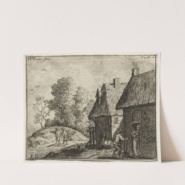 Peasant Talking to a Woman (1614–79) by David Teniers