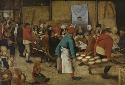 Peasant Wedding in a Barn (1616)