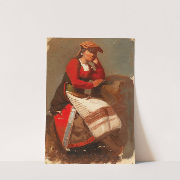 Peasant Woman by Vincenzo Cabianca