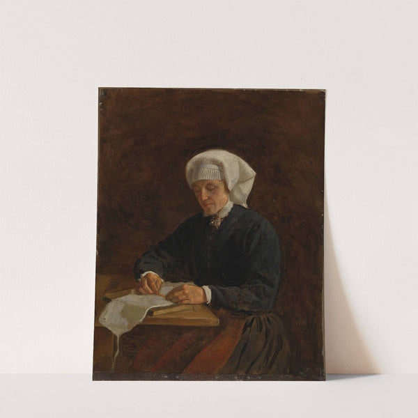 Peasant Woman from Vikøy (1873) by Adolph Tidemand