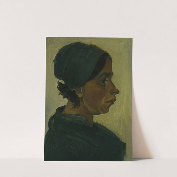 Peasant woman, head (1884) by Vincent van Gogh