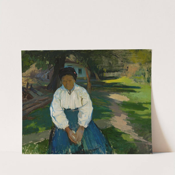 Peasant woman (of Ukrainian descent) by Konrad Krzyżanowski