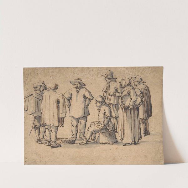 Peasants by Willem van de Velde the Elder