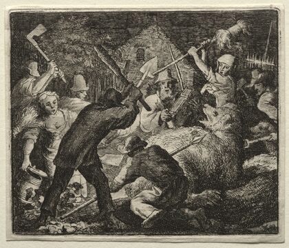 Peasants Attack the Bear (1650–1675)