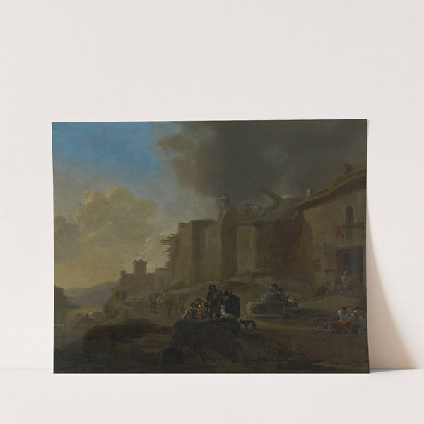 Peasants by a River Bank by Jan Asselijn