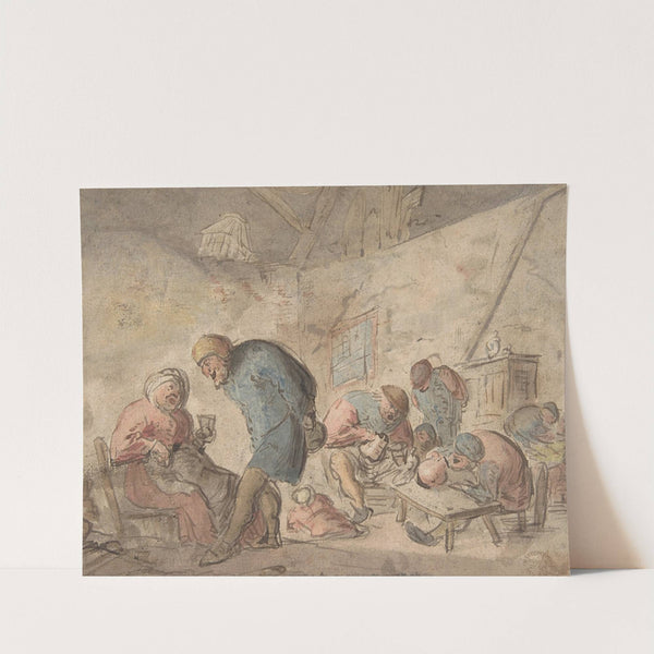 Peasants Drinking (1610–85) by Adriaen van Ostade