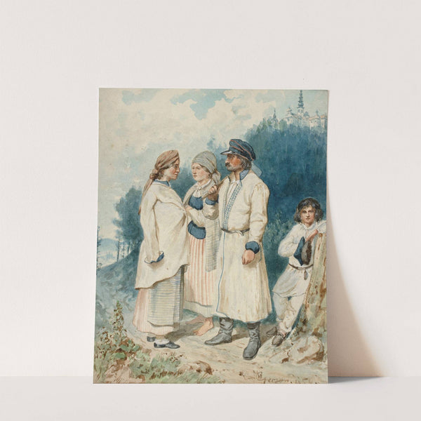 Peasants from Sandomierz area (1852) by Wojciech Gerson