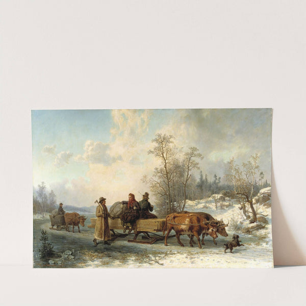 Peasants from Sorunda on their Way to Stockholm by Nils Andresson