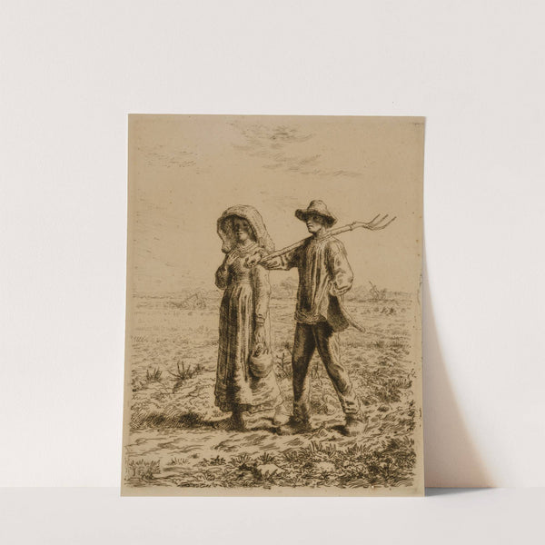 Peasants Going to Work by Jean-François Millet