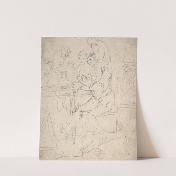 Peasants in a Tavern (mid-17th–early 18th century) by Egbert Van Heemskerck