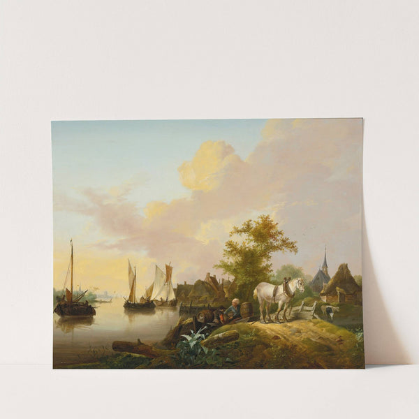 Peasants Unloading Cargo by Jan Van Os