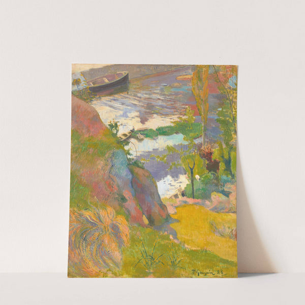 Pêcheur et baigneurs sur l’Aven (1888) by Paul Gauguin