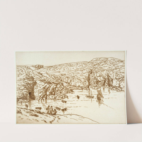 Pêcheurs dans une baie (1910) by Henri Rivière