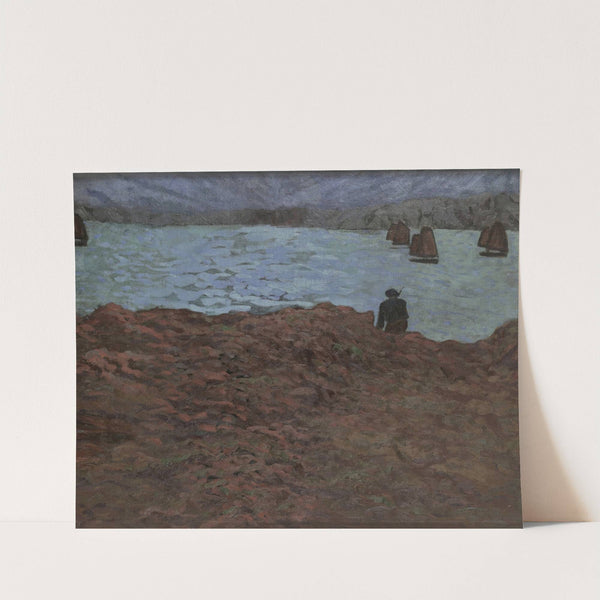 Pêcheurs Et Bateau De Pêche (circa 1890-92) by Émile Jourdan