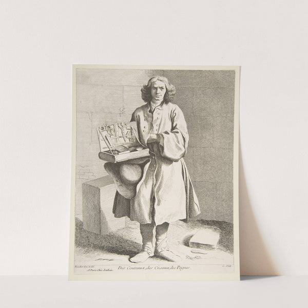 Peddler of Knives, Scissors and Combs (1737-1746) by Edmé Bouchardon