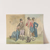 Peddler selling clothing by Denis Dighton