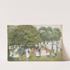Pedestrians in a Park (circa 1900–1903) by Maurice Prendergast