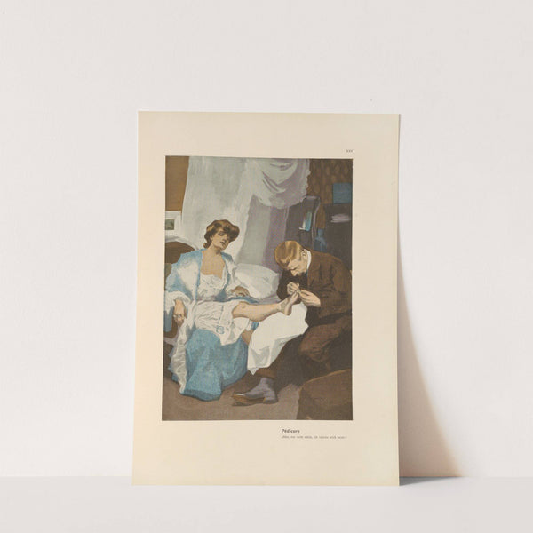 Pédicure (1908) by Ferdinand Freiherr von Reznicek