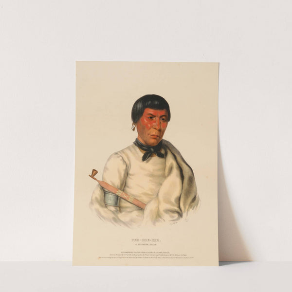Pee-Che-Kir, A Chippewa Chief (1843) by Charles Bird King