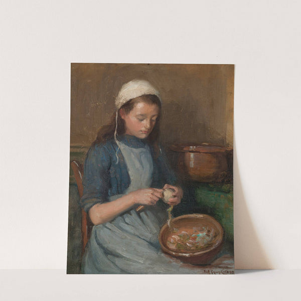 Peeling Apples (1895) by Marc-Aurèle de Foy Suzor-Côté