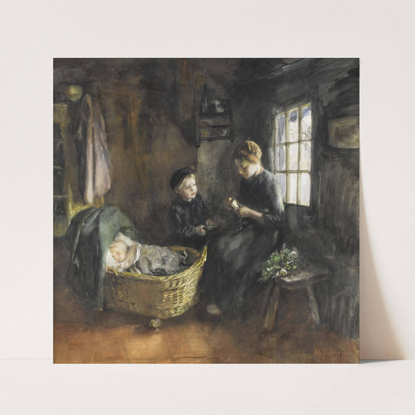 Peeling Turnips by Albert Neuhuys