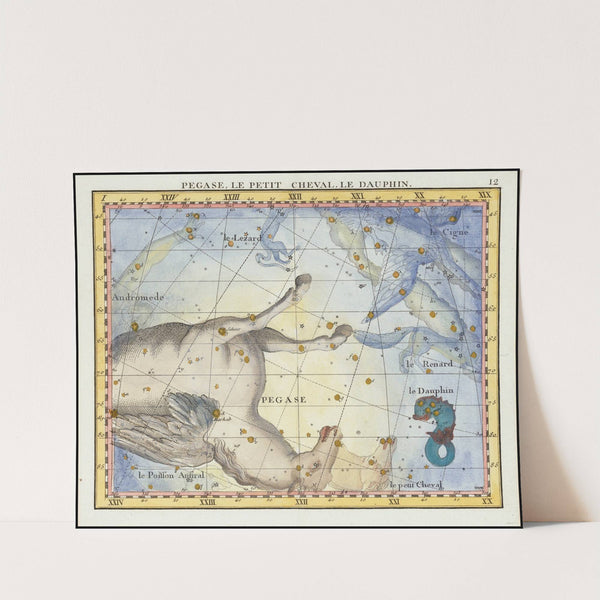 Pegase, Le Petit Cheval, Le Dauphin (Pegasus, Pisces and Equuleus) (1776) by John Flamsteed