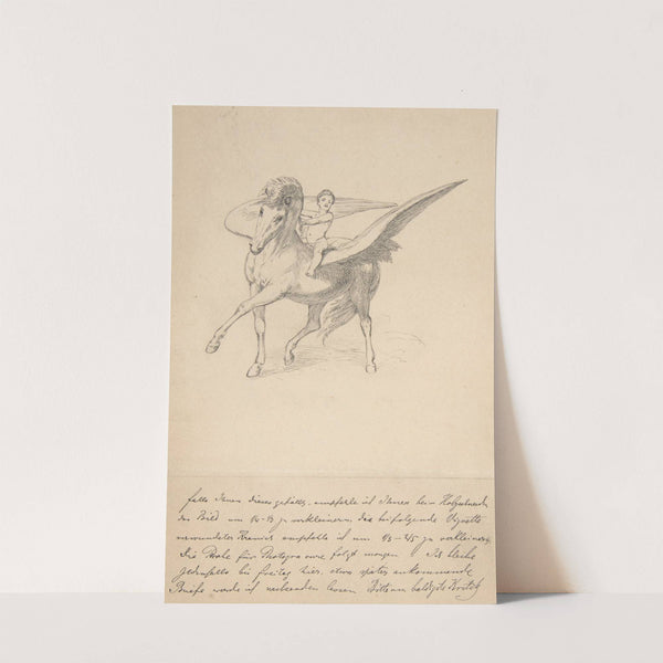 Pegasus and the Young Bellephron (late 19th–early 20th century) by Max Klinger