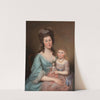 Peggy Sanderson Hughes and her Daughter (ca. 1788-1789) by Charles Willson Peale