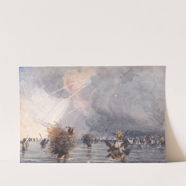 Peiho River Foraging Party by Lt. Joseph Sparkhall Rundle