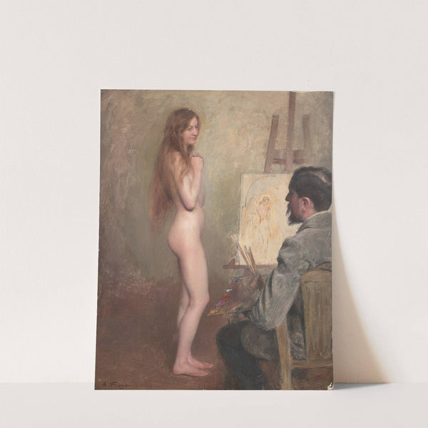 Peinture mystique by Émile Friant