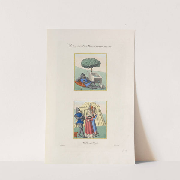 Peintures tirées d'un manuscrit composé an 1466. Bibliothèque royale. by Nicolas Xavier Willemin