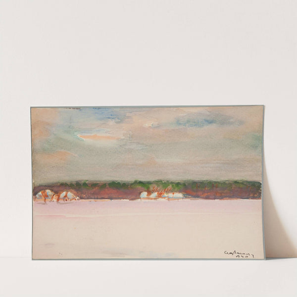 Pejzaż wiejski by Kazimierz Wojtanowicz