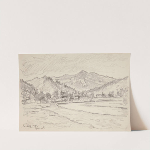 pejzaż z okolic Hrebenowa. by Ivan Ivanec