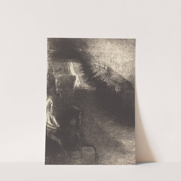 Pélerin du monde sublunaire (Pilgrim of the sublunary world) by Odilon Redon