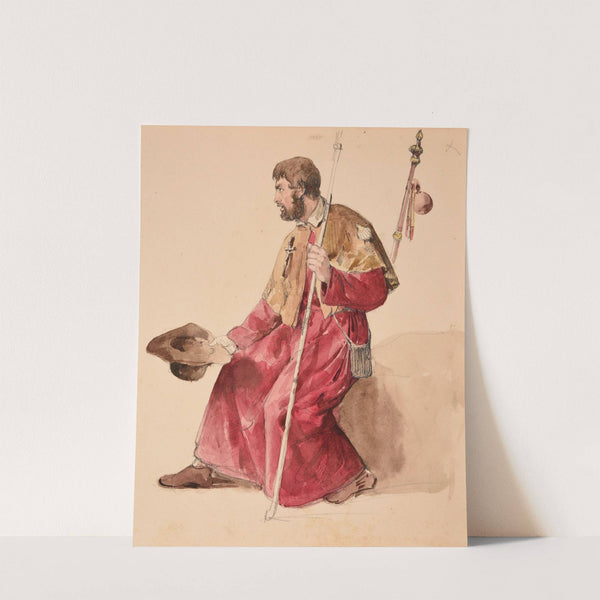 Pèlerin mendiant by Jacques-Raymond Brascassat