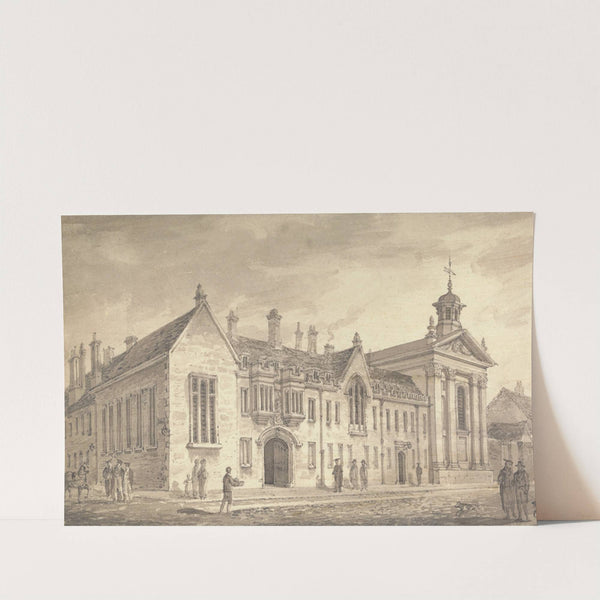 Pembroke College, Cambridge by Richard Banks Harraden